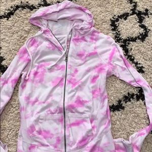 Tie dye zip up
